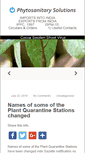 Mobile Screenshot of phytosanitarysolutions.com